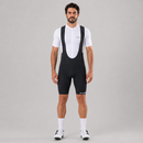 Bretelle de ciclismo masculino Long Ride preto com forro em gel 4D Coolmax