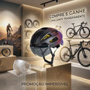 Capacete de Ciclismo Aero XXL vista traseira com luz LED