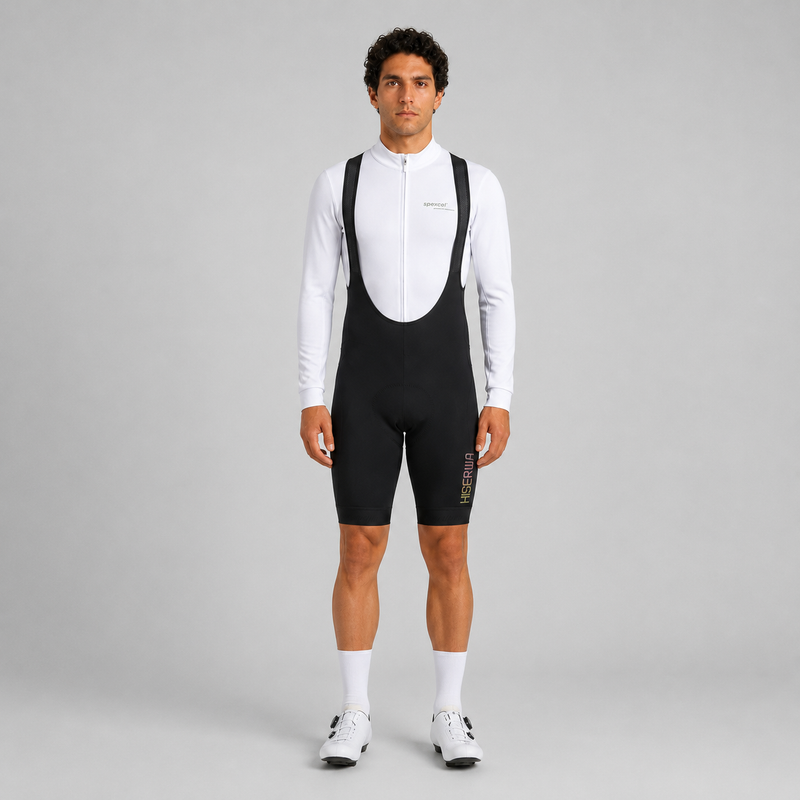 Bretelle Masculino Hise Preto para ciclismo de longa distância