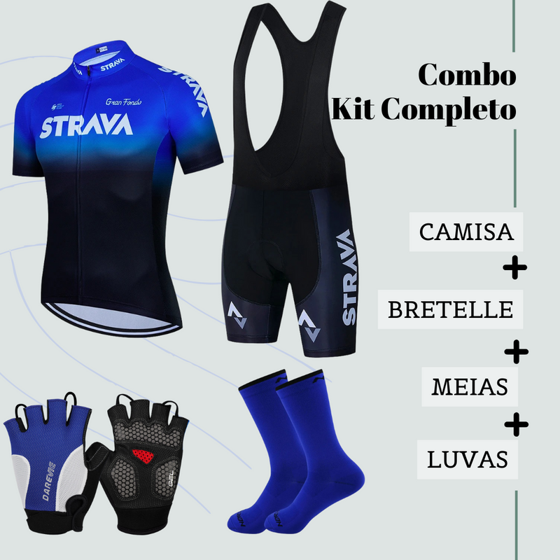 Conjunto de Ciclismo Strava