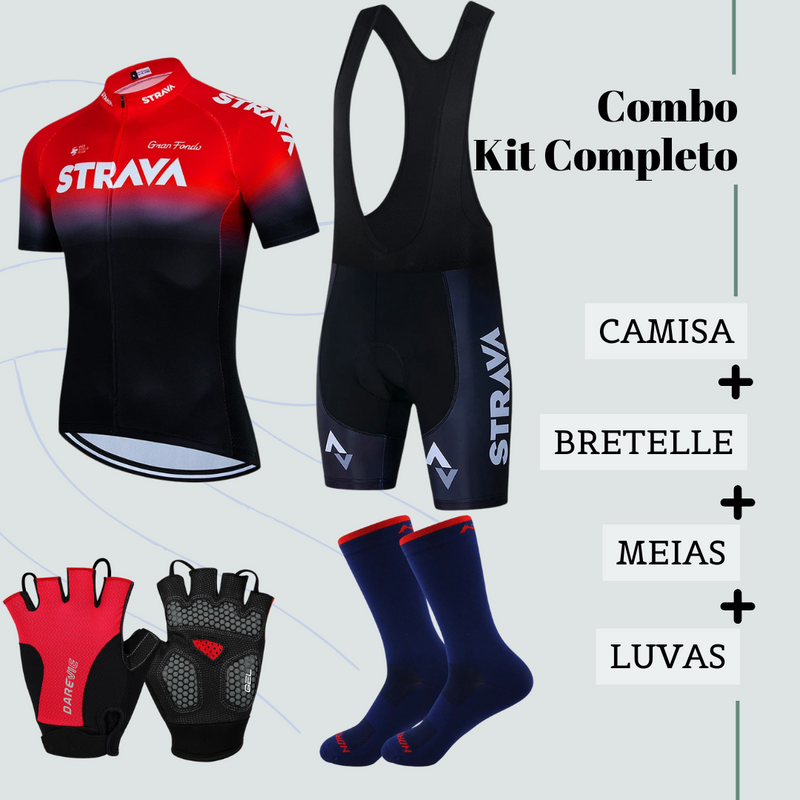 Conjunto de Ciclismo Strava