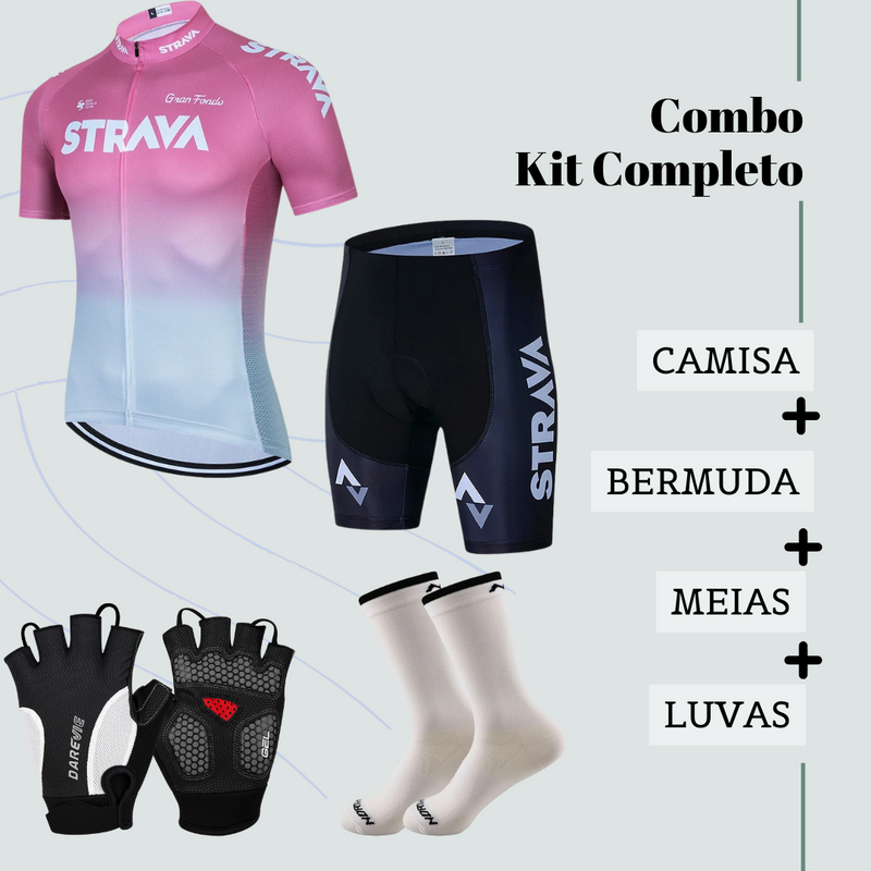 Conjunto de Ciclismo Masculino Strava