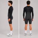 Bretelle YKI-Carbon Preto para ciclismo de longa distância