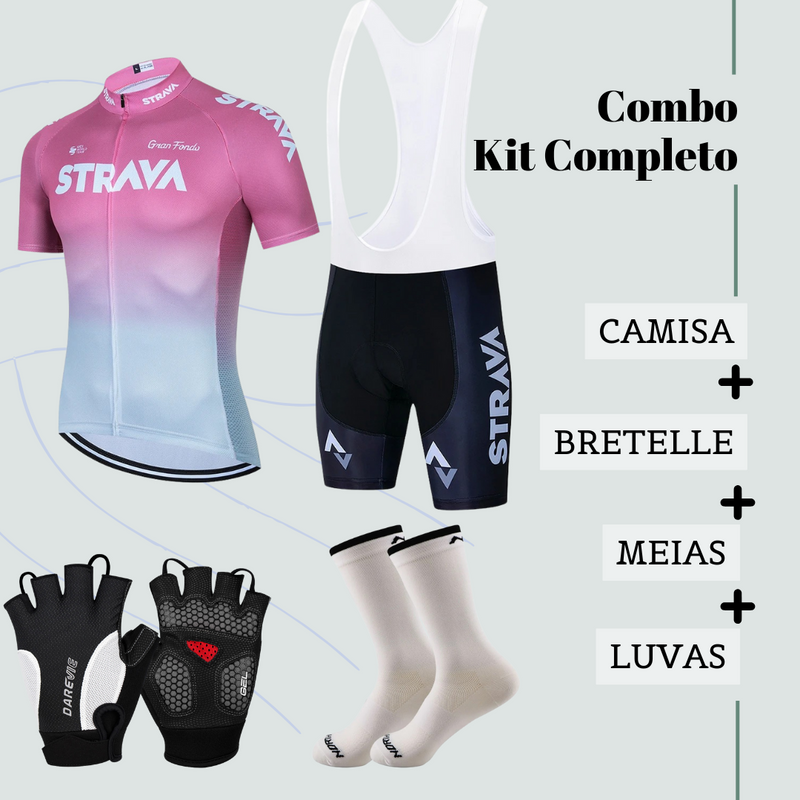 Conjunto de Ciclismo Strava