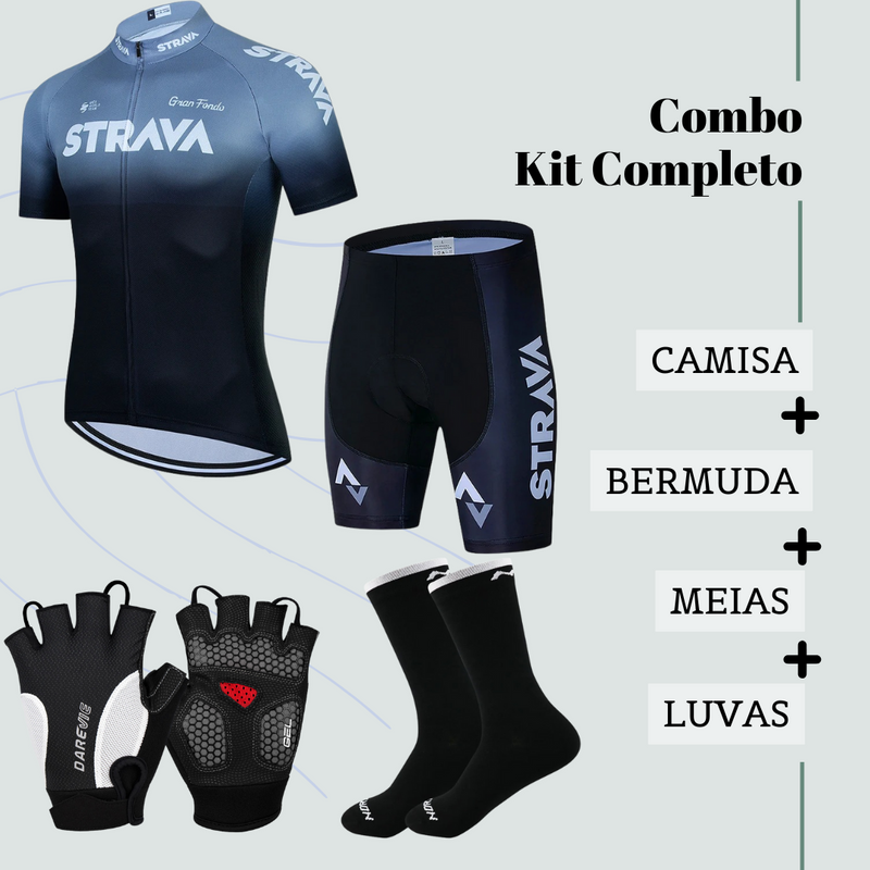 Conjunto de Ciclismo Masculino Strava