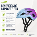Capacete Fox leve para ciclismo de estrada e mountain bike