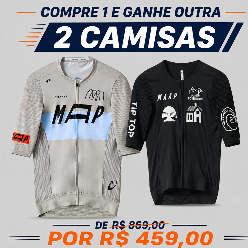 Promoção Compre e Ganhe - 2 Camisas de Ciclismo Maap