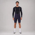 Bretelle Masculino Elite Laser azul com corte a laser para ciclismo