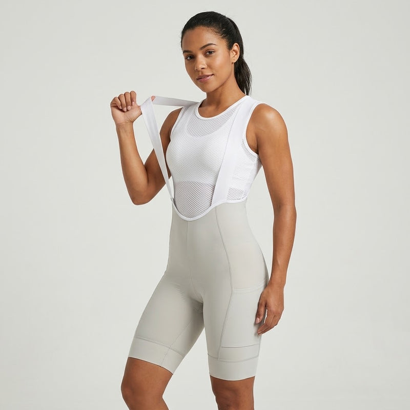 Bretelle Feminino InBike preto para ciclismo