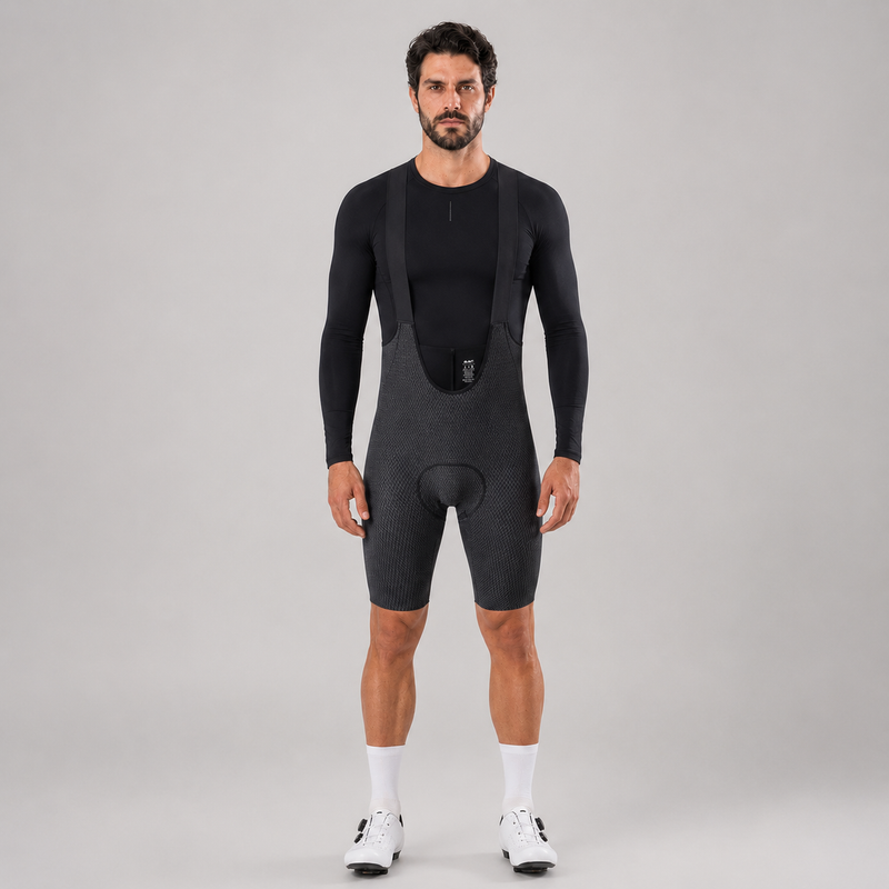 Bretelle Masculino YKI-Carbon Preto com acabamento a laser