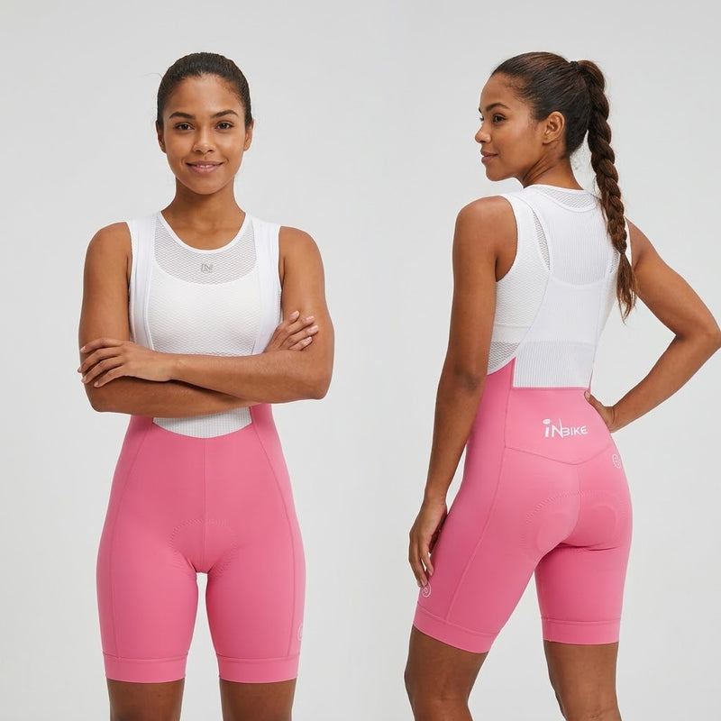Bretelle de Ciclismo Feminino Pink