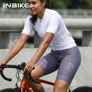 Bretelle feminino purple para ciclismo vista traseira