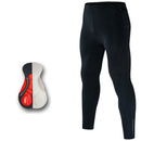 Calça térmica para MTB e ciclismo de estrada com bolsos laterais e ajuste anatômico