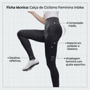 Detalhe da Calça de Ciclismo Feminina Inbike