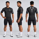 Camisa Ciclismo Masculina Mechanism preta vista frontal
