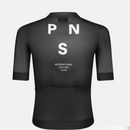 Bolso lateral com zíper da Camisa Ciclismo Masculina Mechanism preta
