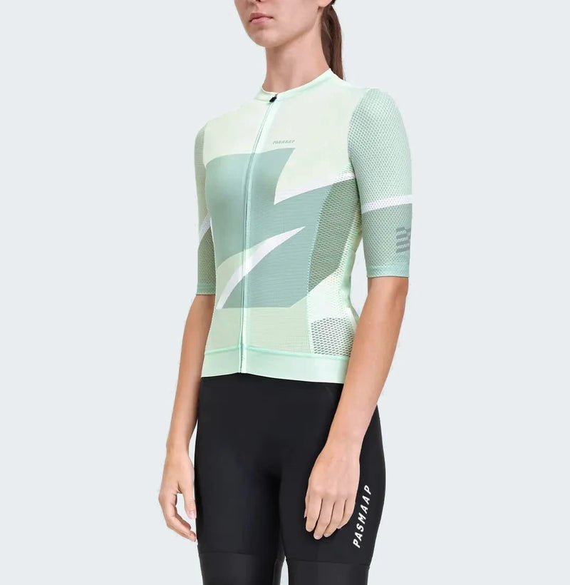 Camisa de Ciclismo Feminina PasMaap