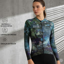 Camisa de Ciclismo Manga Longa Feminina Velocitá