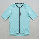 Camisa masculina para ciclismo Ciano com zíper completo