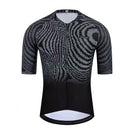 Detalhe da Camisa de Ciclismo Masculina Preta com bolsos traseiros