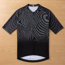 Camisa de ciclismo masculina preta para treinos e pedais longos
