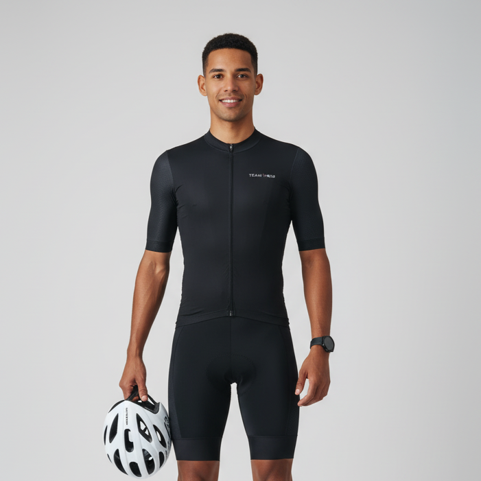 Camisa de ciclismo Masculina Preta Ineos™ 
