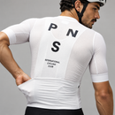 Bolso lateral com zíper da Camisa para Ciclismo Mechanism branca