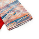 Camisa de ciclismo masculina YKY Coral sem gola com modelagem slim