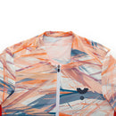 Camisa de ciclismo masculina YKY Coral sem gola com modelagem slim