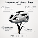 Capacete Limar leve para treinos e pedais longos