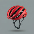 Capacete de ciclismo Ultimate vermelho com ajuste de 54 a 60 cm
