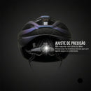 Capacete de ciclismo Ultimate azul com ajuste de 54 a 60 cm