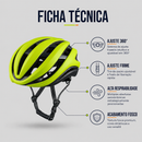 Capacete de ciclismo Ultimate orange red com ajuste de 54 a 60 cm