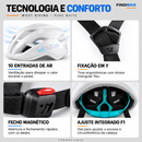 Capacete Pure White para MTB e ciclismo de estrada