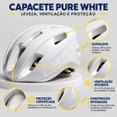 Forro interno removível do Capacete Pure White