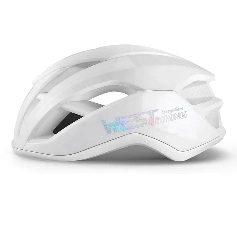 Capacete para Ciclismo Pure White vista frontal