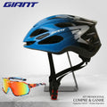 Capacete para ciclismo preto com óculos incluso na promoção
