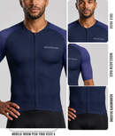 Conjunto ciclismo masculino cor 3 detalhe da camisa sublimada