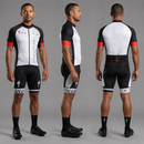 Detalhe do Conjunto de Ciclismo Racing com visual esportivo masculino