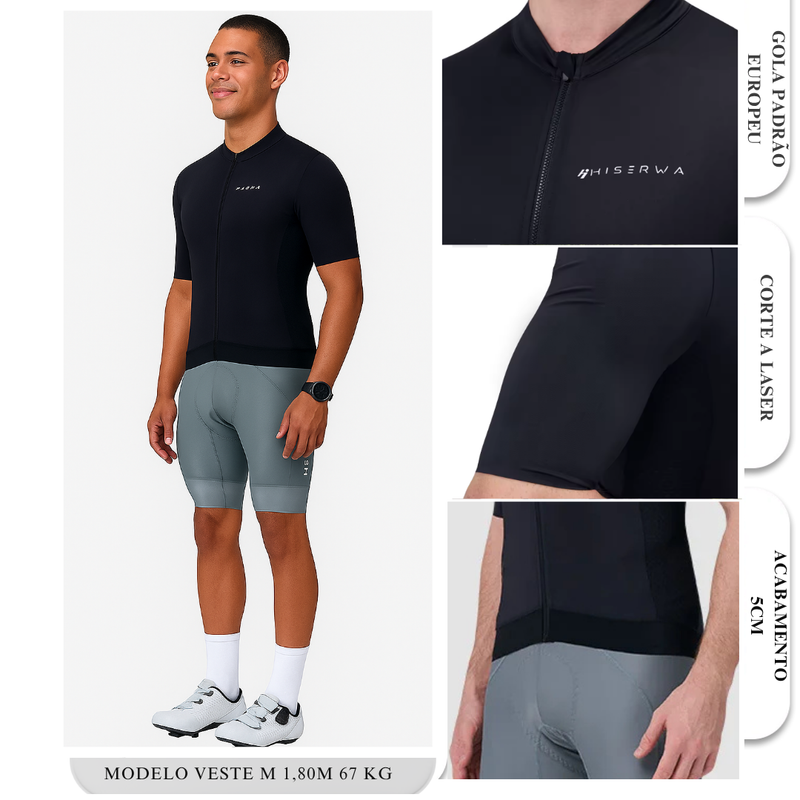 Camisa para Ciclismo Maculina Hise™