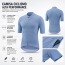 Camisa Hise ciclismo gola baixa modelagem race acabamento silicone FindiBike