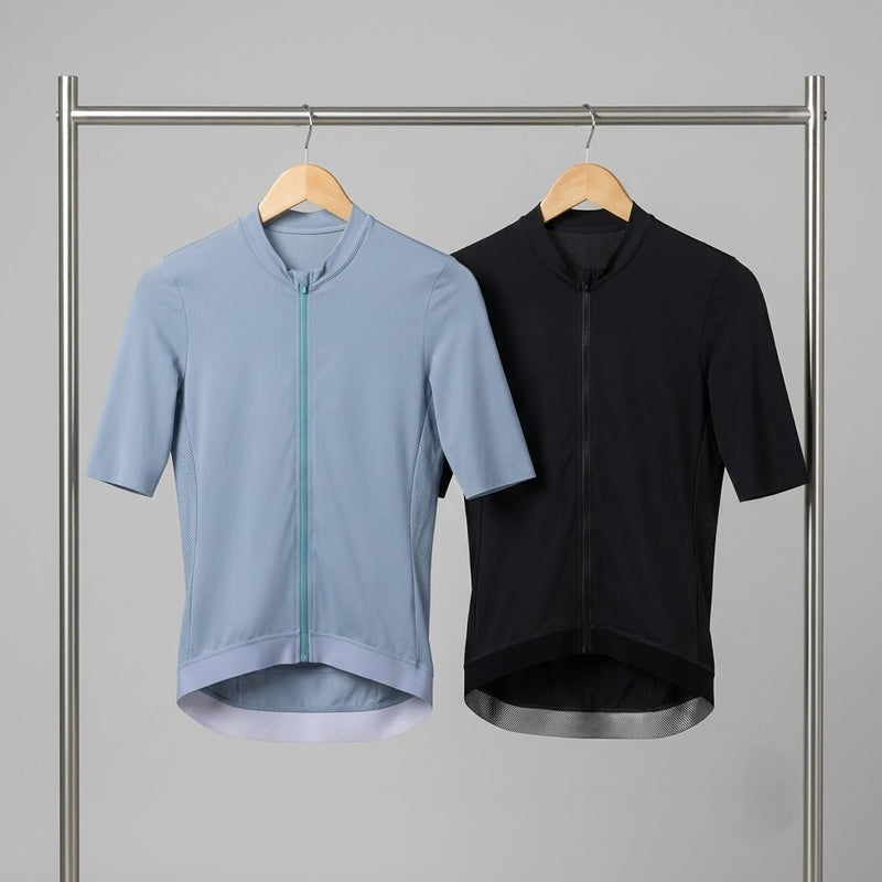 Kit 2 Camisas de Ciclismo Hise FindiBike frente manga curta masculino alta performance