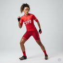 Kit Ciclismo Feminino  – Camisa + Bermuda Gel