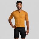 Kit de ciclismo masculino cor 2 vista frontal camisa e bermuda