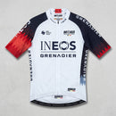 Kit de Ciclismo Masculino Ineos detalhe do bolso traseiro e compressão