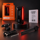 Luz de Segurança Inteligente instalada sob o selim da bicicleta