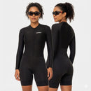 Macaquinho Ciclismo Feminino preto 