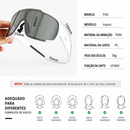 Lentes extras inclusas no kit do óculos POC Aspire