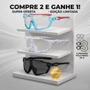Óculos de ciclismo fotocromático Kit 2 da promoção compre 3 e pague 2