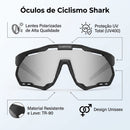 Óculos Shark com ventilação antiembaçante